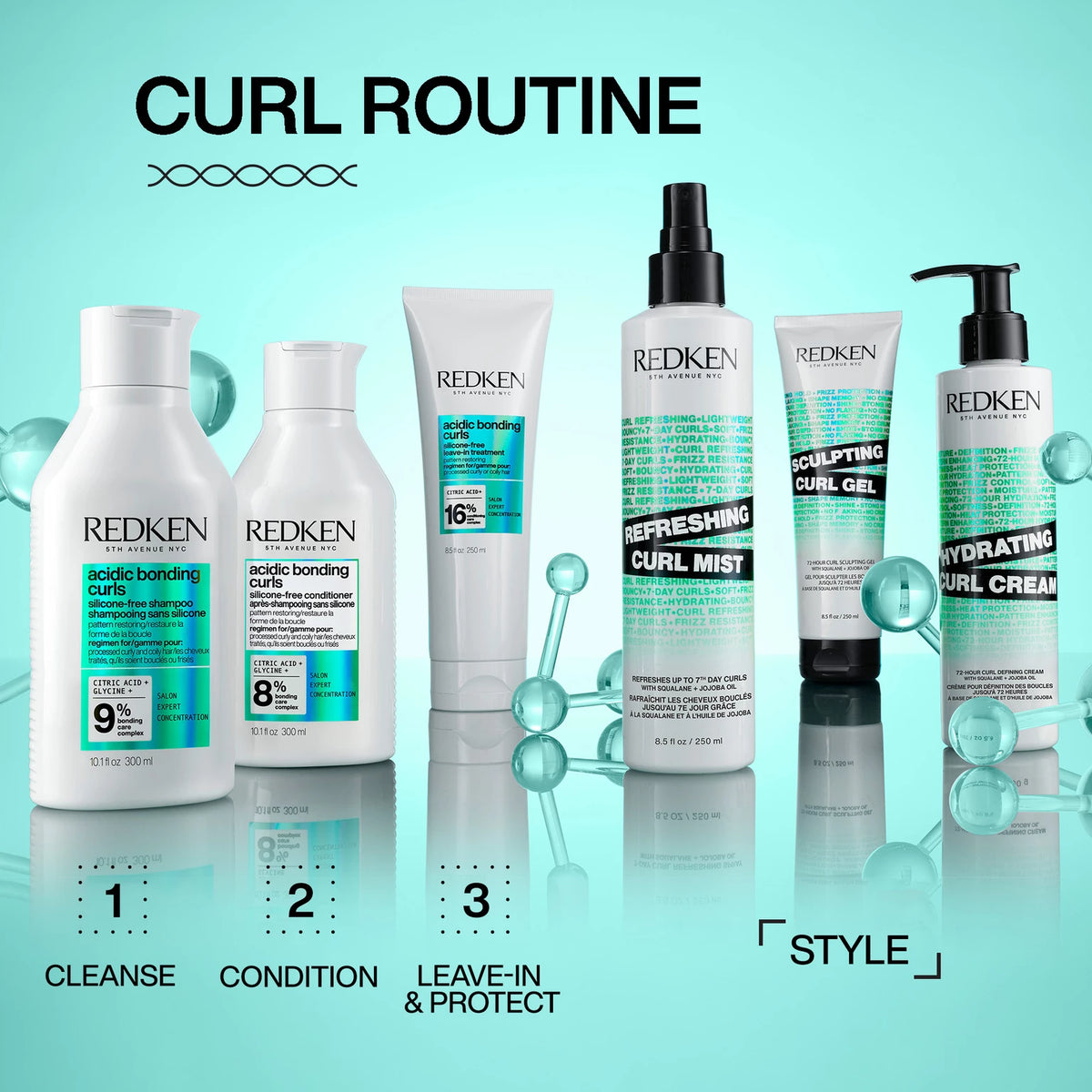 Acidic Bonding Curls Silicone-Free Shampoo - US 6575