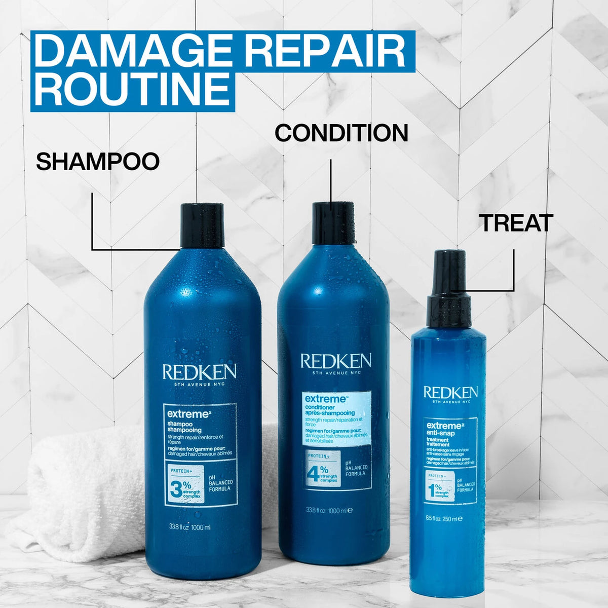 Extreme Anti-Snap Anti-Breakage Leave-In Treatment - US 8542