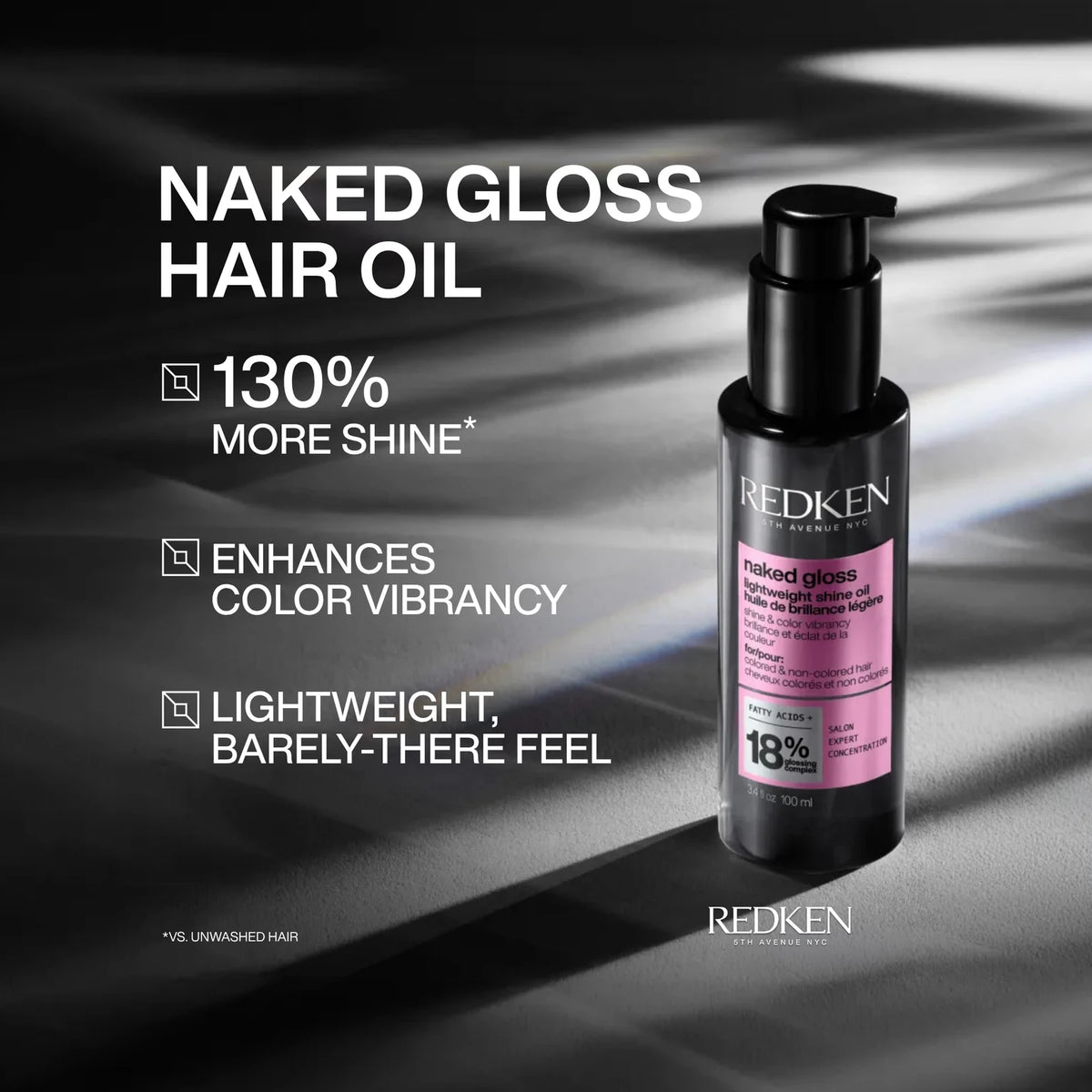 Naked Gloss Lightweight Shine Oil - US 2782