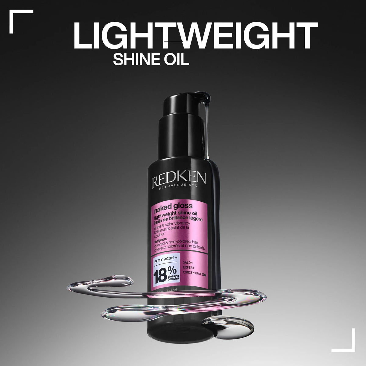 Naked Gloss Lightweight Shine Oil - US 2782