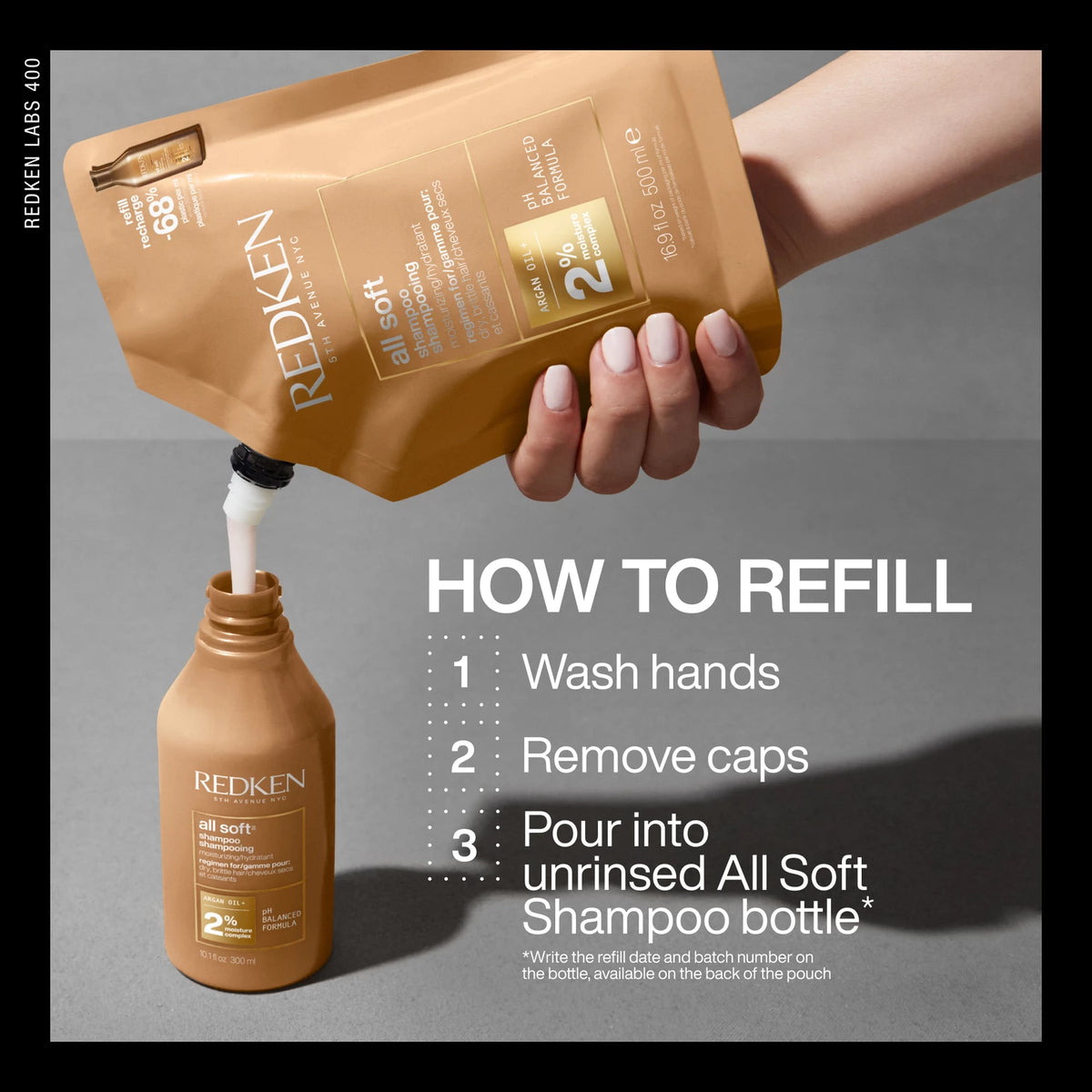 All Soft Shampoo & Refill Duo - US 4301