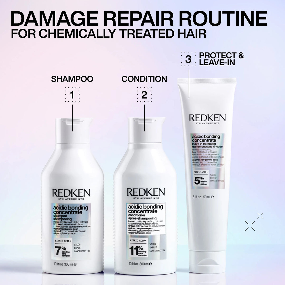 Acidic Bonding Concentrate Leave-In Treatment - US 5327
