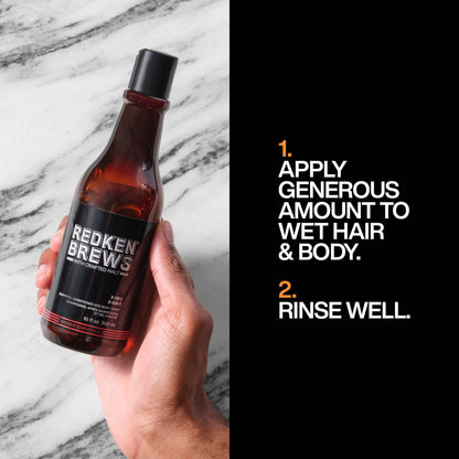 3-In-1 Shampoo, Conditioner And Body Wash - US 4653