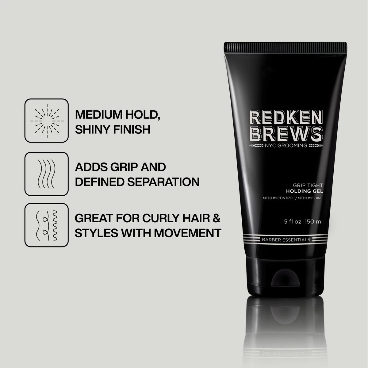 Men'S Wash & Style Set With Holding Gel - US 6828